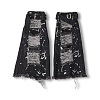 Denim Fabric Ripped Leg Sleeves AJEW-WH20060-26-6