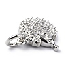 Brass Micro Pave Cubic Zirconia Charms ZIRC-F131-10P-3