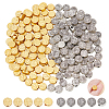 160Pcs 2 Colors Tibetan Style Alloy Beads TIBEB-NB0001-39-1