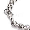 Tarnish Resistant 304 Stainless Steel Rolo Chain Bracelets BJEW-Z011-14P-2