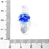 Transparent Handmade Lampwork Pendants LAMP-T021-14F-3