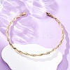 6.5mm Twist Iron Chain Necklaces NJEW-G163-01KCG-1