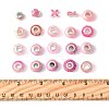 40Pcs 20 Styles Resin & Glass European Beads RPDL-FS0001-04-5