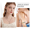 30Pcs 2 Colors Brass Rhinestone Spacer Beads RB-TA0001-29F-5