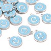 Platinum Plated Alloy Enamel Charms LS-X-ENAM-S118-04C-P-4
