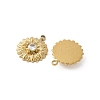 304 Stainless Steel Rhinestone Pendants STAS-Z122-41G-2