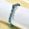 Brass Beaded Bracelets BJEW-Z094-03C-2