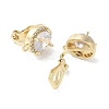 Brass Clip-on Earring Findings for Women EJEW-V002-04G-03-2