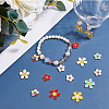 60Pcs 10 Style Alloy Enamel Pendants ENAM-HY0002-98-6
