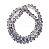 Transparent Electroplate Glass Beads Strands EGLA-P062-01A-HR02-2