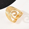 304 Stainless Steel Cuff Open Rings for Women RJEW-H255-01G-05-2