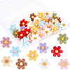 30Pcs Flower Resin Push Pin FIND-CN0001-80-1
