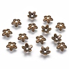 Tibetan Style Alloy Bead Caps LS-X-K0PA6071-1