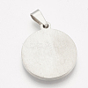 201 Stainless Steel Pendants STAS-T038-22-2