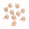 Ion Plating(IP) 304 Stainless Steel Charms LS-STAS-I183-01B-RG-1