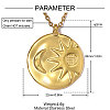 304 Stainless Steel Pendants SA-OY002-09G-2