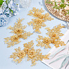 Polyester Embroidery Sew on Appliques PATC-WH0008-102A-4