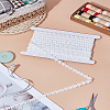 10 Yards Milk Fiber Embroidery Lace Trim Ribbon OCOR-LP0002-98-1