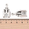 Tibetan Style Zinc Alloy Pendants TIBEP-R334-133AS-RS-3