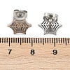 Non-Tarnish 304 Stainless Steel Spider Web Stud Earrings LS-EJEW-G294-01P-5