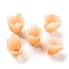 3-Petal Opaque Acrylic Bead Caps SACR-D007-08A-2