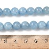 Natural Aquamarine Beads Strands G-D327-C03-8mm-5