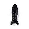 Natural Obsidian Carved Pendants G-T144-47A-1