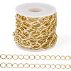 5M Oxidation Aluminum Twist Rhombus Link Chains CHA-TA0001-36-1