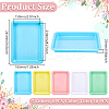 30Pcs 5 Colors A5 PP Plastic Display Trays for Jewelry AJEW-WA0001-32-2