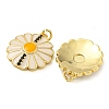 Rack Plating Brass Micro Pave Cubic Zirconia Pendants KK-Z063-45G-2