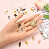 20Pcs 5 Colors Tibetan Style Alloy Pendants FIND-YW0008-50-5