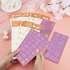 Glitter Self Adhesive Waterproof Hot Stamping Stickers DIY-PH0001-95-3