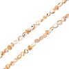 2 Strands Natural Trochid Shell/Trochus Shell Beads Strands SSHEL-FH0001-11-1