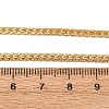 3MM 304 Stainless Steel Curb Chain Necklaces NJEW-P338-03G-5