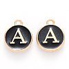 Golden Plated Alloy Charms ENAM-S118-02A-1