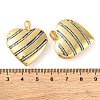 Rack Plating Brass Locket Pendant KK-H486-04G-01-3