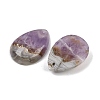 Natural Amethyst Lace Agate Pendants G-A244-12A-2