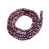 Electroplate Glass Beads Strands EGLA-A044-T1mm-L13-3