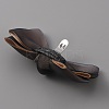 Polyester Bowknot Shoe Decorations AJEW-WH0323-25E-3