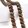 Natural Unakite Beads Strands G-T138-142-1