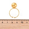 304 Stainless Steel Cuff Rings for Women RJEW-F175-01G-02-3