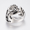 304 Stainless Steel Finger Rings RJEW-G091-02-3