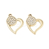 UV Plating Alloy Rhinestone Pendants ALRI-N058-06KCG-1