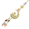 Brass Hanging Suncatchers HJEW-P018-A02-3