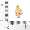 304 Stainless Steel Enamel Pendants STAS-G374-01G-05-3