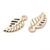 Brass Charms KK-Y003-11G-3