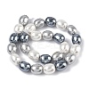 Electroplated Shell Pearl Beads Strands BSHE-Z010-01A-3