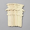 Wooden Flat Craft Sticks WOOD-WH0030-54B-1