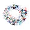 Electroplate Opaque Glass Beads Strands EGLA-N022-05A-A01-2