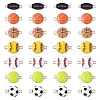 28Pcs 7 Styles Alloy Enamel Connector Charms ENAM-FS0002-69-2
